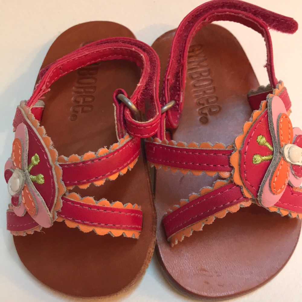 🌺Gymboree 1 mo.Butterfly Velcro sandals🌺 - Picture 2 of 7